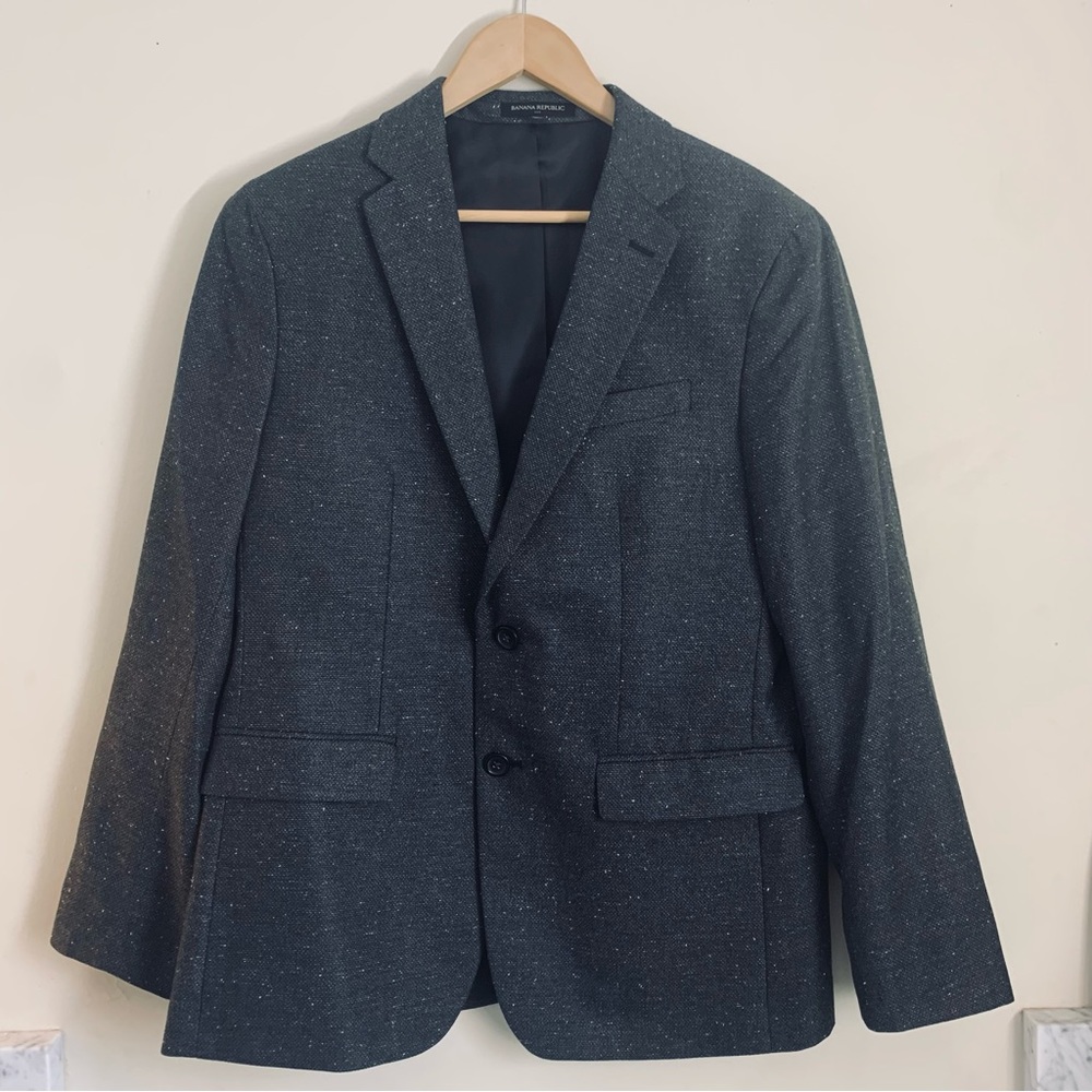 Banana Republic Gray Sport Coat blazer